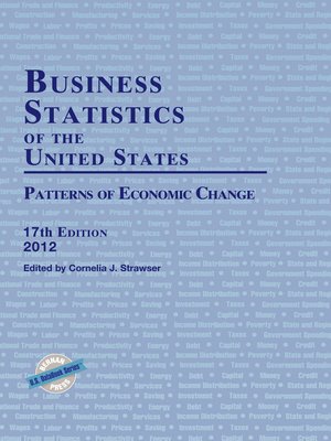 cover image of Business Statistics of the United States 2012